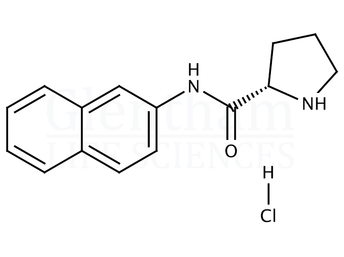 L-Proline β-naphthylamide hydrochloride Structure
