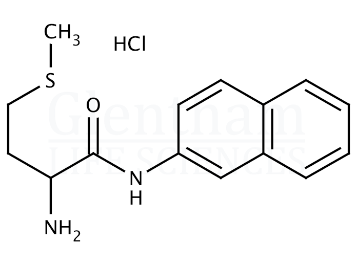 DL-Methionine beta-naphthylamide hydrochloride Structure