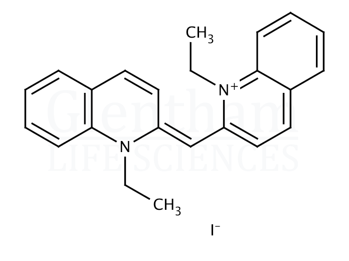 1,1′-Diethyl-2,2′-cyanine iodide Structure