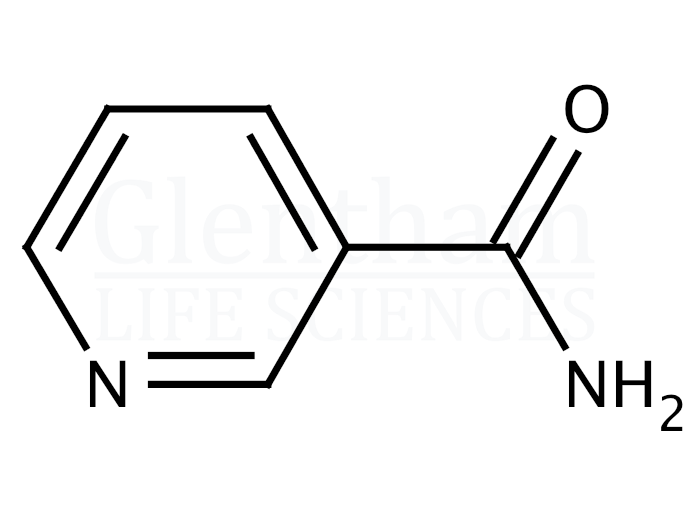 Structure for Nicotinamide, 99% (98-92-0)
