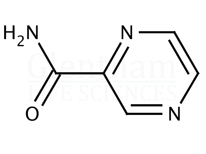 Structure for Pyrazinecarboxamide, BP, Ph. Eur., USP grade (98-96-4)