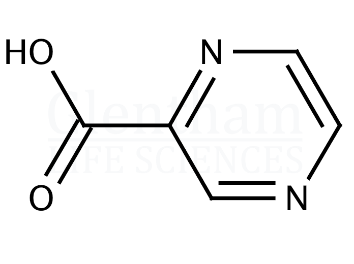 Structure for 2-Pyrazinecarboxylic acid