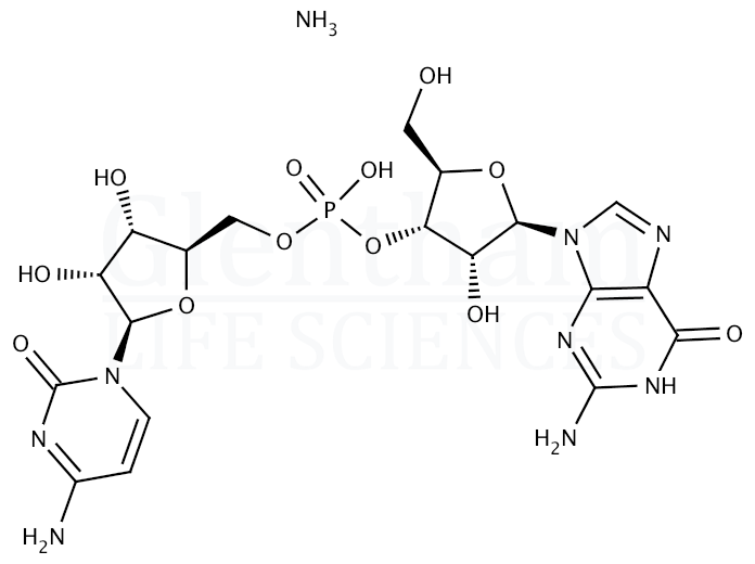 Structure for Guanylyl-3''-5''-cytidine ammonium salt
