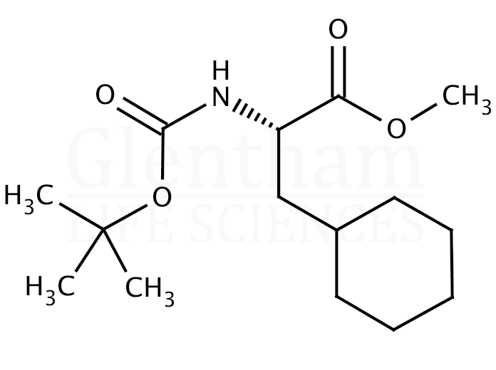 Boc-Cha-OMe  Structure