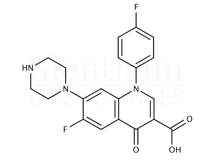 Sarafloxacin Structure