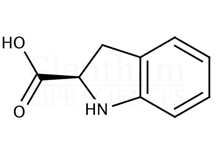 (R)-(+)-Indoline-2-carboxylic acid Structure