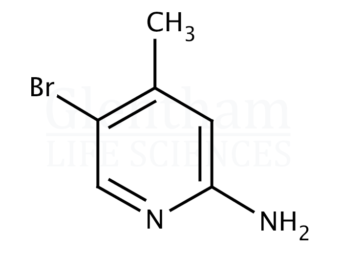 2-Amino-5-bromo-4-picoline Structure
