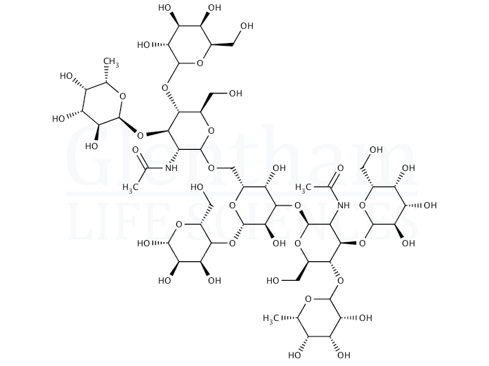 Difucosyllacto-N-hexaose Structure