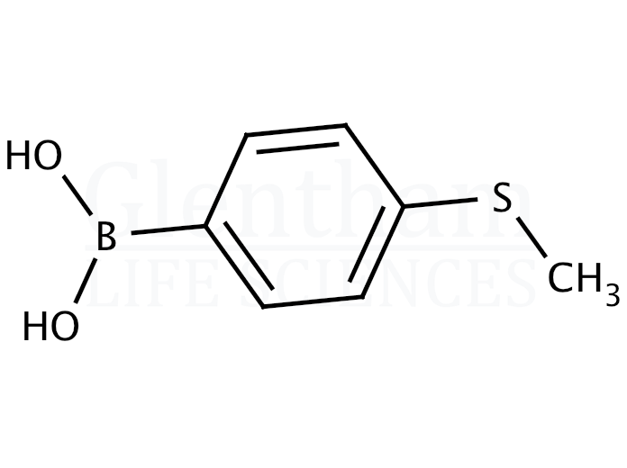 4-Thioanisoleboronic acid Structure