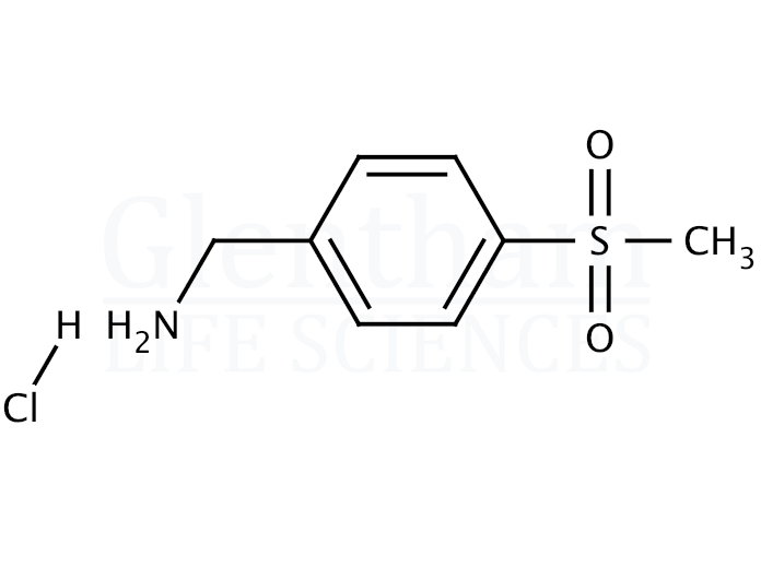 4-Methylsulfonylbenzylamine hydrochloride Structure