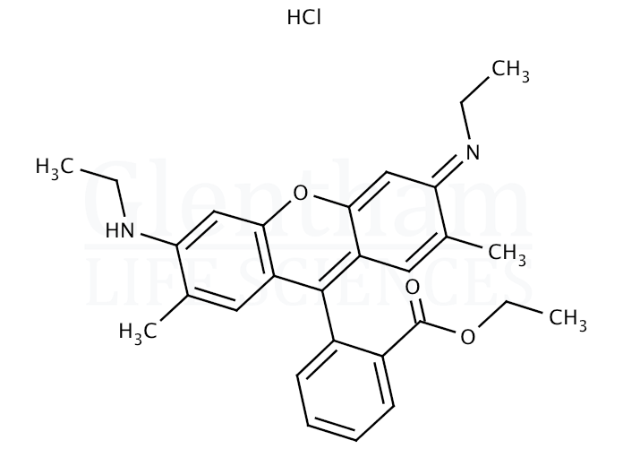 Structure for Rhodamine 6G (C.I. 45160)