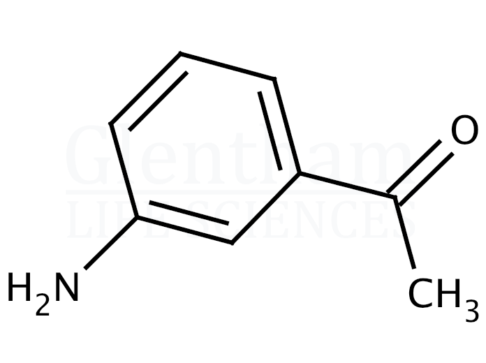 Structure for 3'-Aminoacetophenone