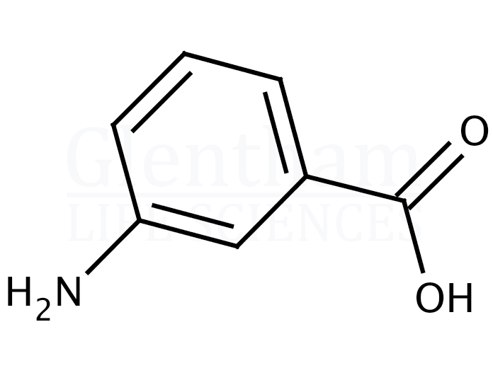 Structure for 3-Aminobenzoic acid 