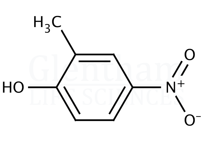 2-Methyl-4-nitrophenol (4-Nitro-o-cresol) Structure