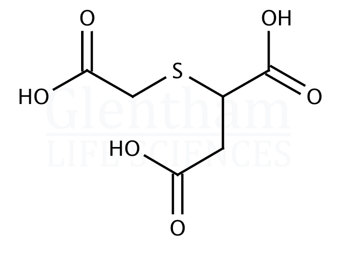 2-(Carboxymethylthio)succinic acid Structure