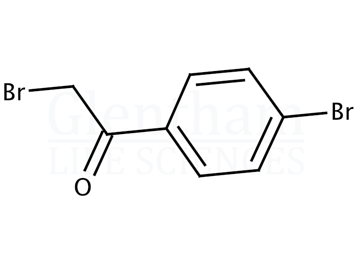 Structure for 4-Bromophenacyl bromide (2,4''-Dibromoacetophenone)