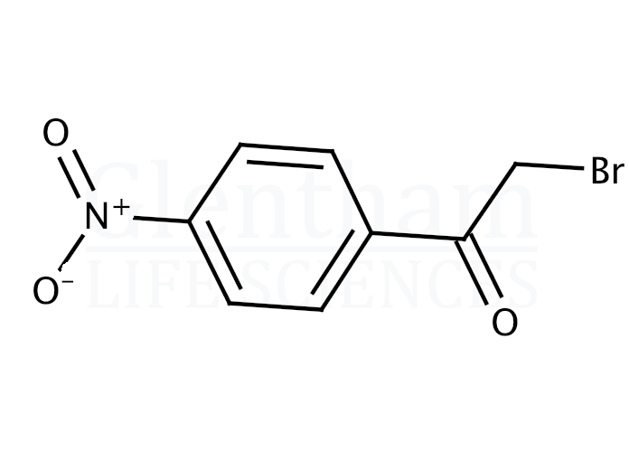 Structure for  4''-Nitrophenacyl bromide  (99-81-0)