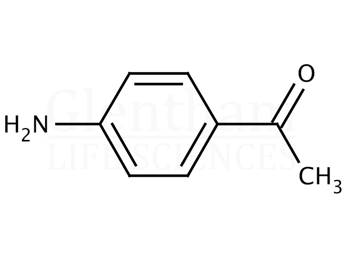 Strcuture for 4''-Aminoacetophenone