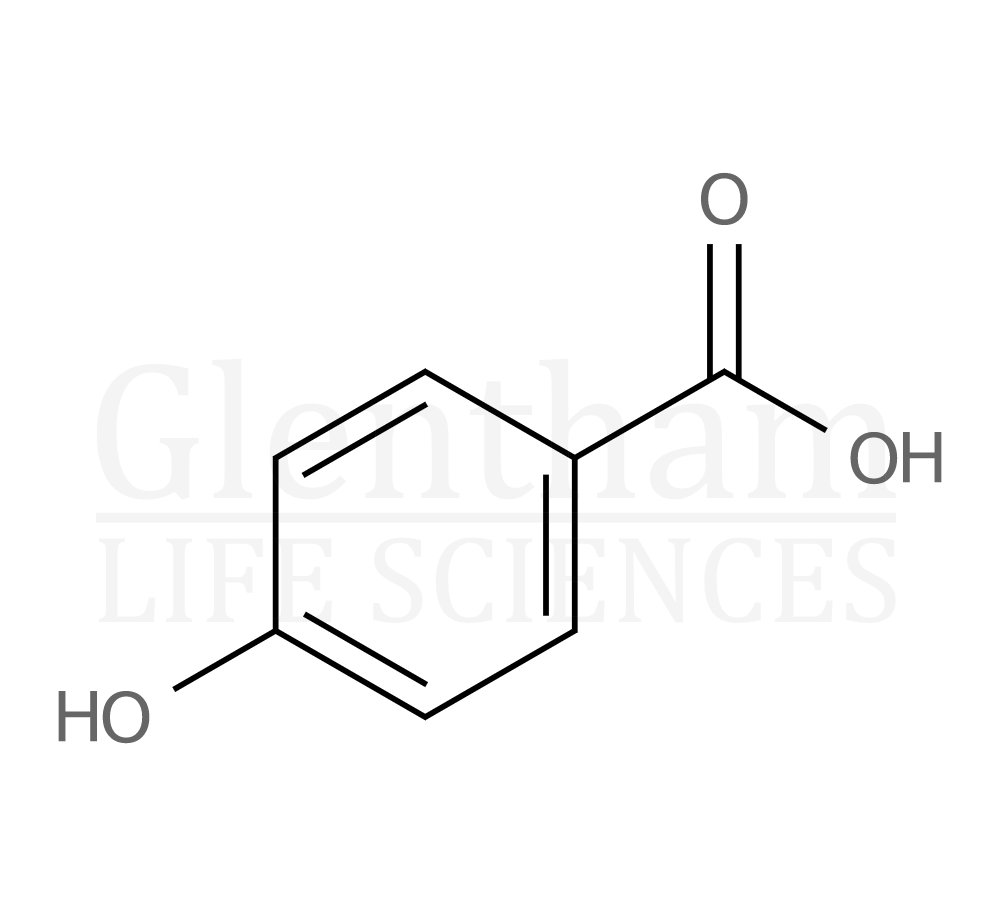 4-Hydroxybenzoic acid Structure