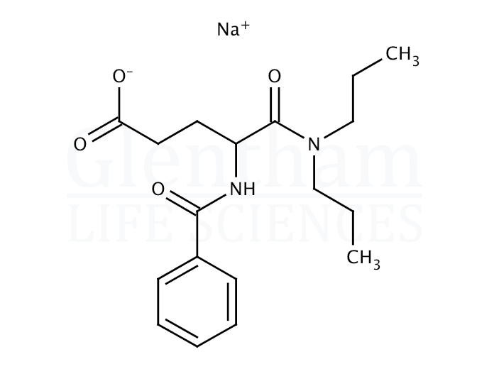 Proglumide sodium salt Structure