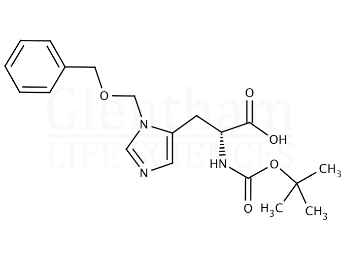 Structure for Boc-D-His(Bom)-OH   