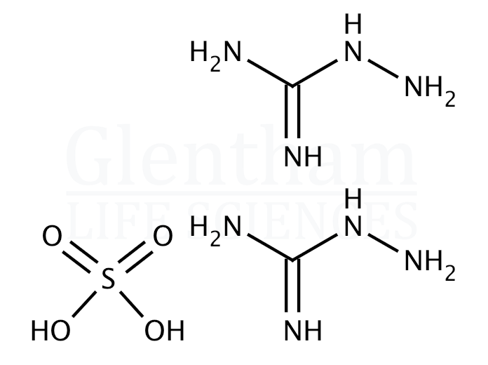 Aminoguanidine hemisulfate salt Structure