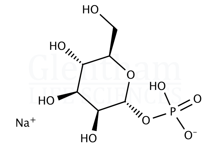 a-D-Mannose-1-phosphate sodium salt Structure