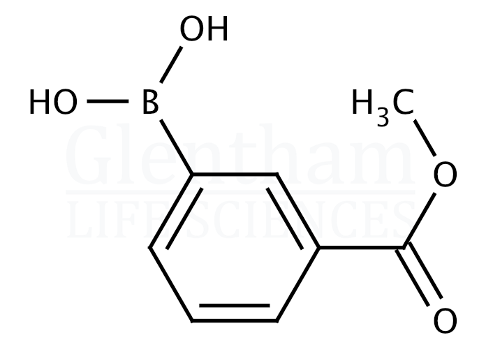 3-(Methoxycarbonyl)phenylboronic acid Structure