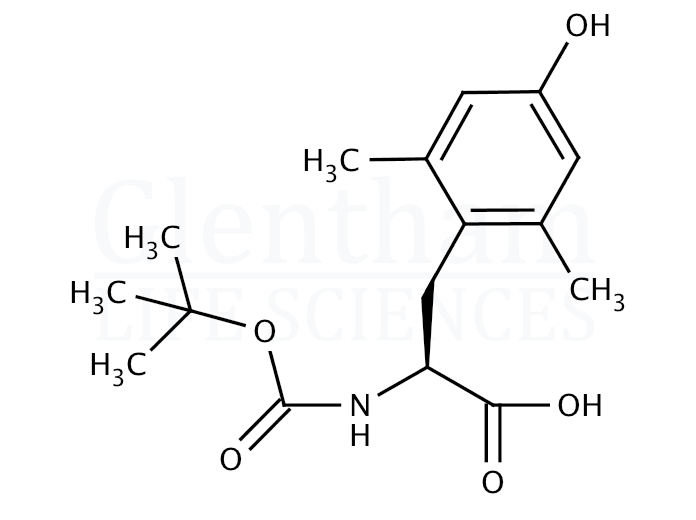 N-Boc-2,6-dimethyl-L-tyrosine  Structure